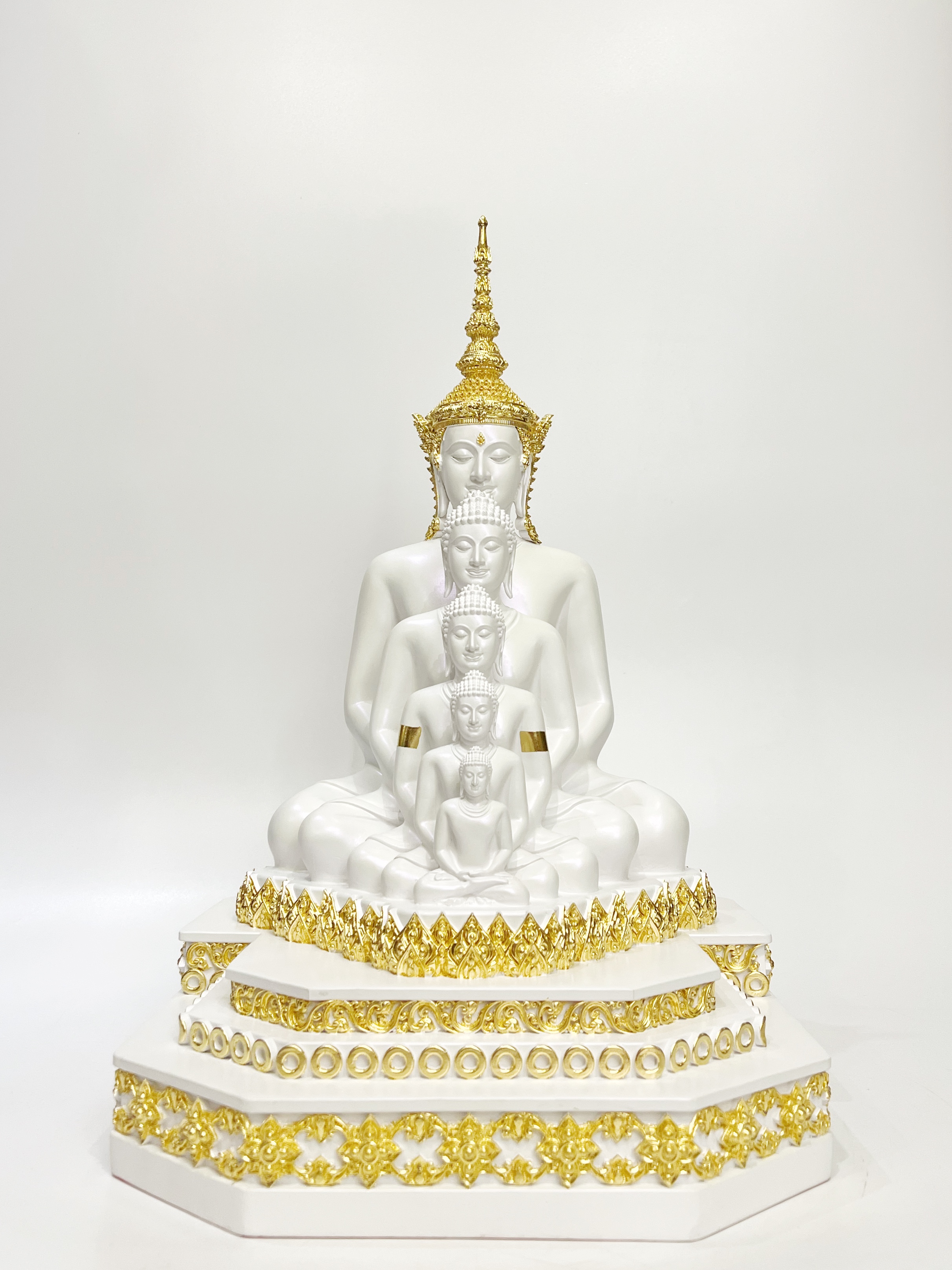 ตัวอย่างงานลงรักปิดทองคำเปลว(ลาย)