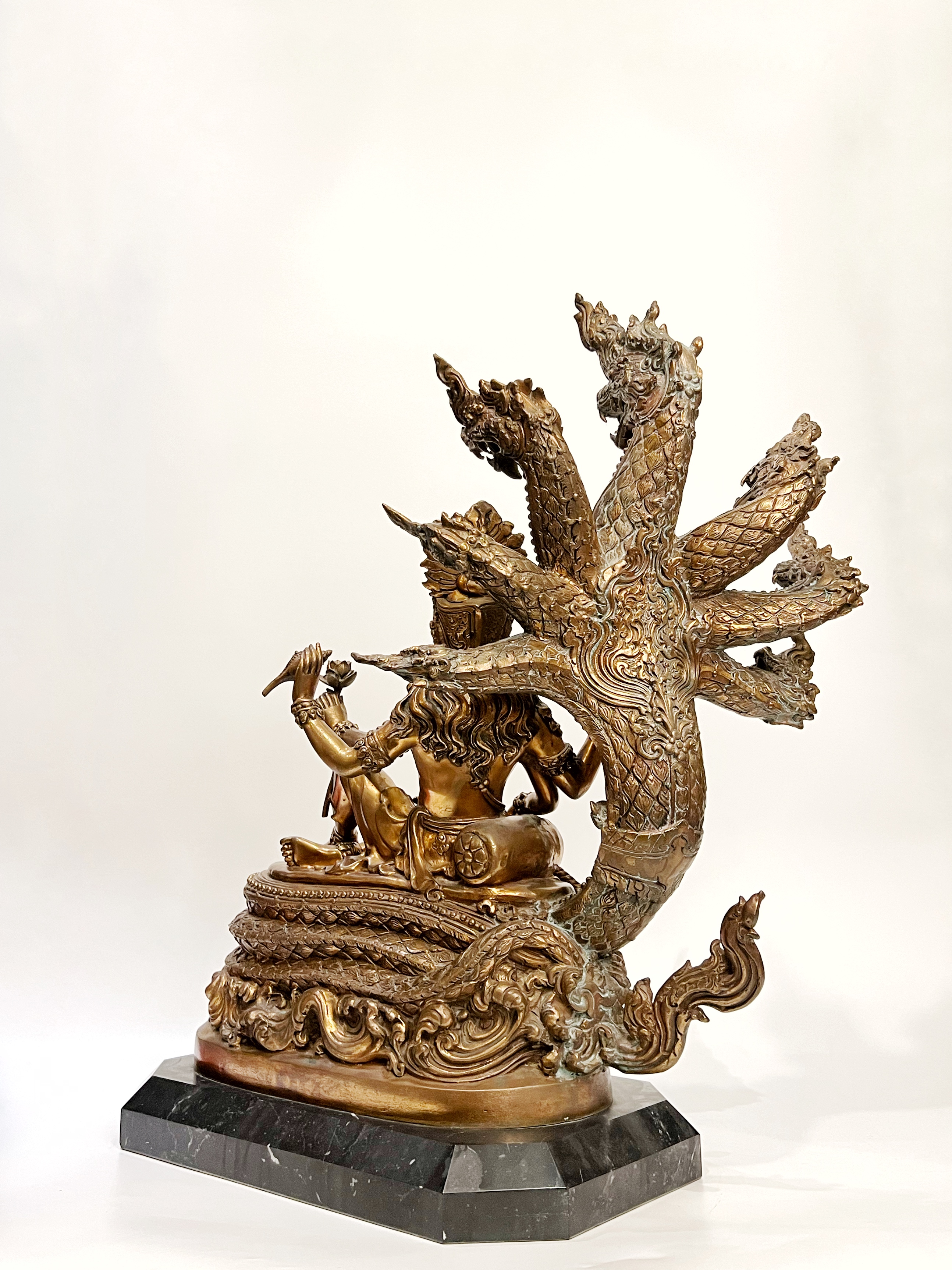 พระนารายณ์ บรรทมสินธุ์ (พระวิษณุอนันตศายิน) หน้าตัก 9 นิ้ว