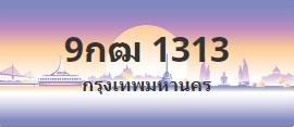 ป้ายประมูล 9กฒ 1313