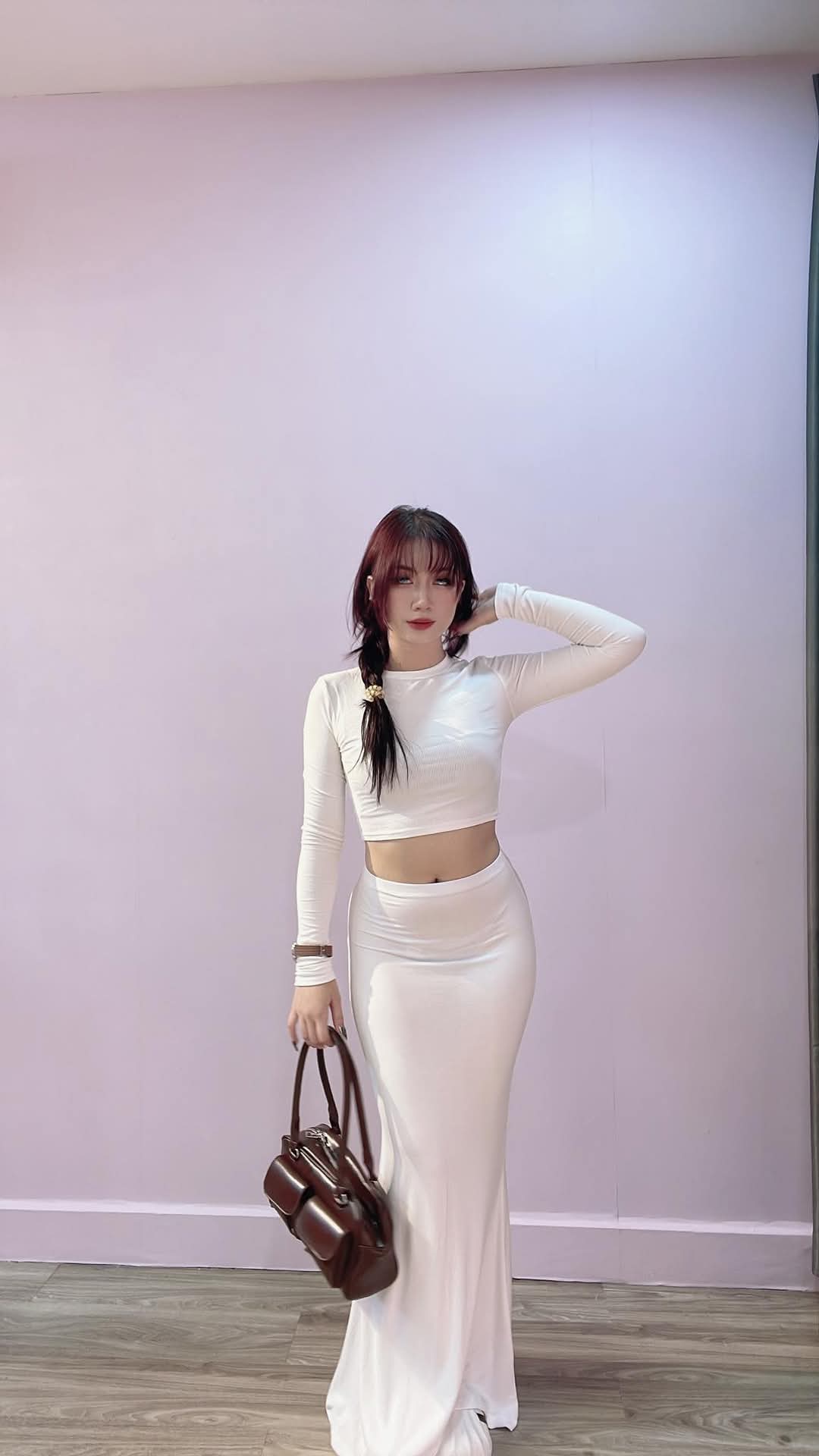 กระโปรงหางปลา mermaid ใส่แล้วผอม เก็บเอวมากๆ ผ้านุ่มลื่นการันตึ