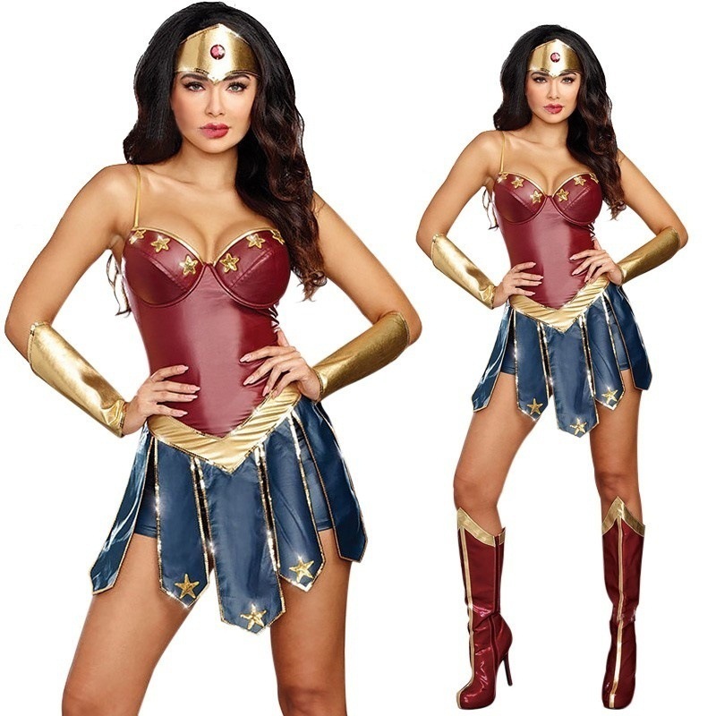 ชุดคอสเพลย์วันเดอร์วูแมน ชุดแฟนซี Wonder Woman สำหรับผู้ใหญ่