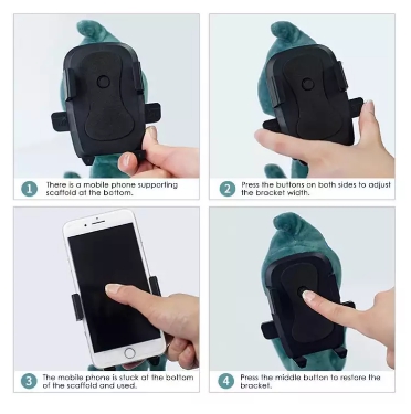 หมอนรองคอรูปสัตว์ พร้อมที่วางมือถือTravel Pillow Neck with Mobile Phone Holder