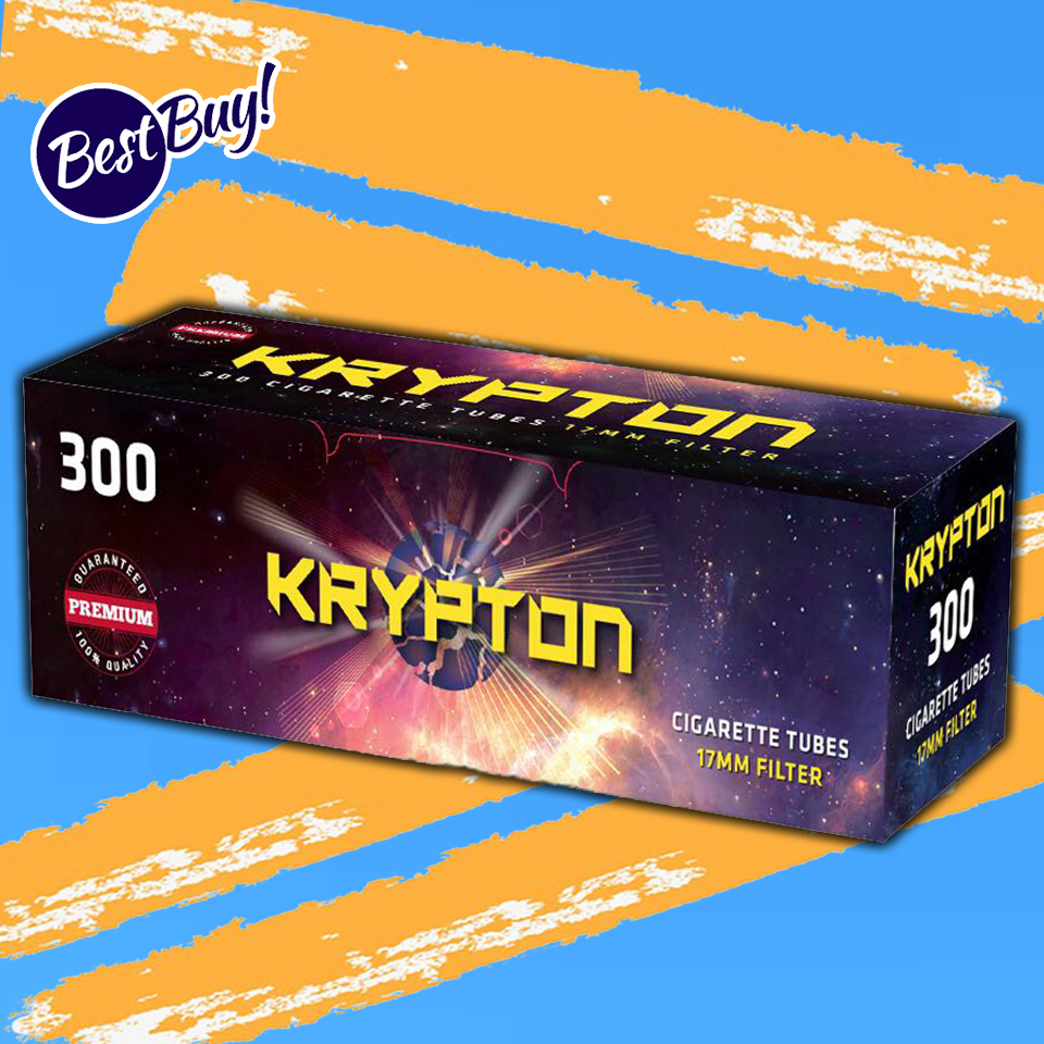 ก้นกรองเปล่า Krpyton มวนร้อน 300 มวน ( 1 กล่อง )