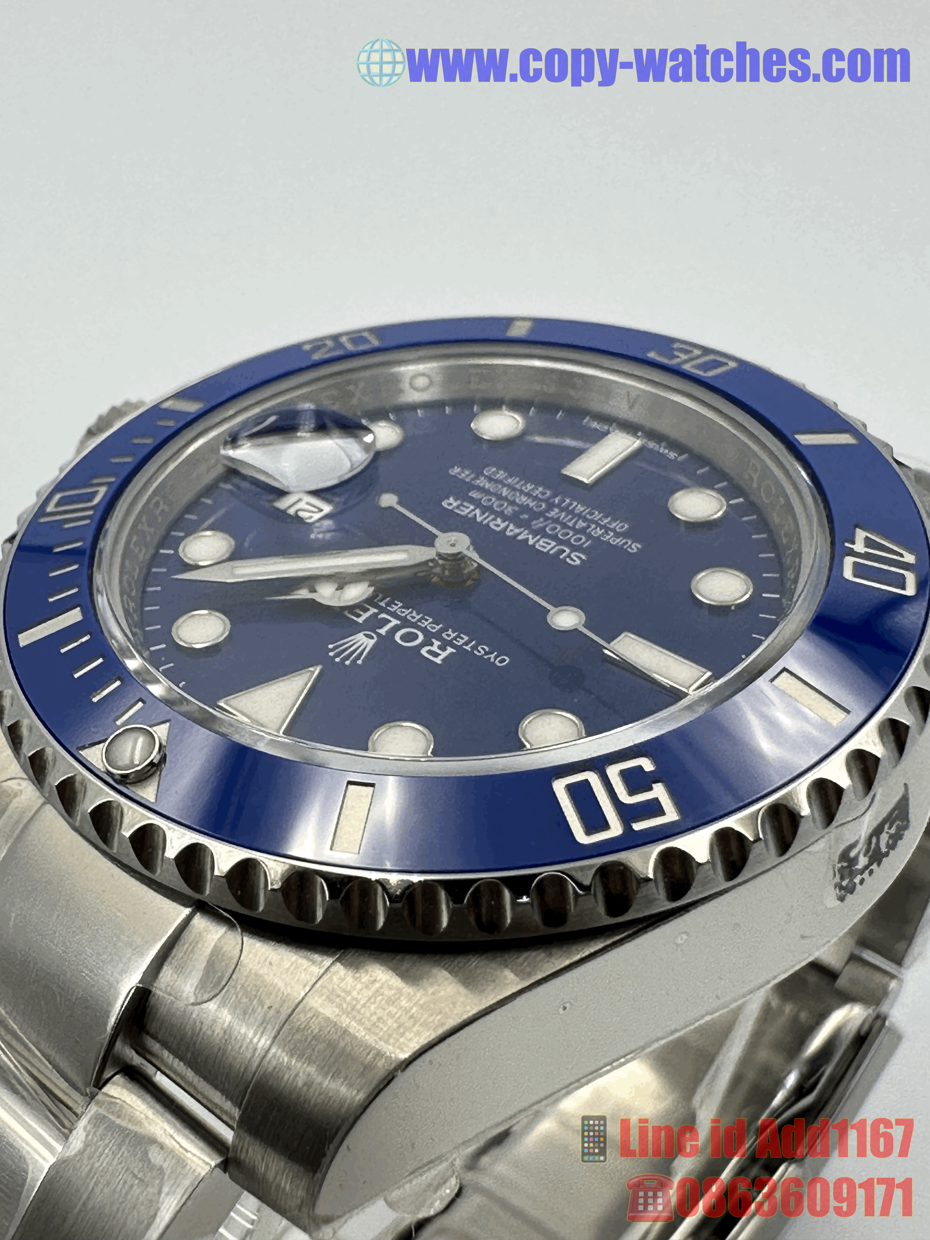 Rolex Submariner Smurf (Swiss VSF.V3)