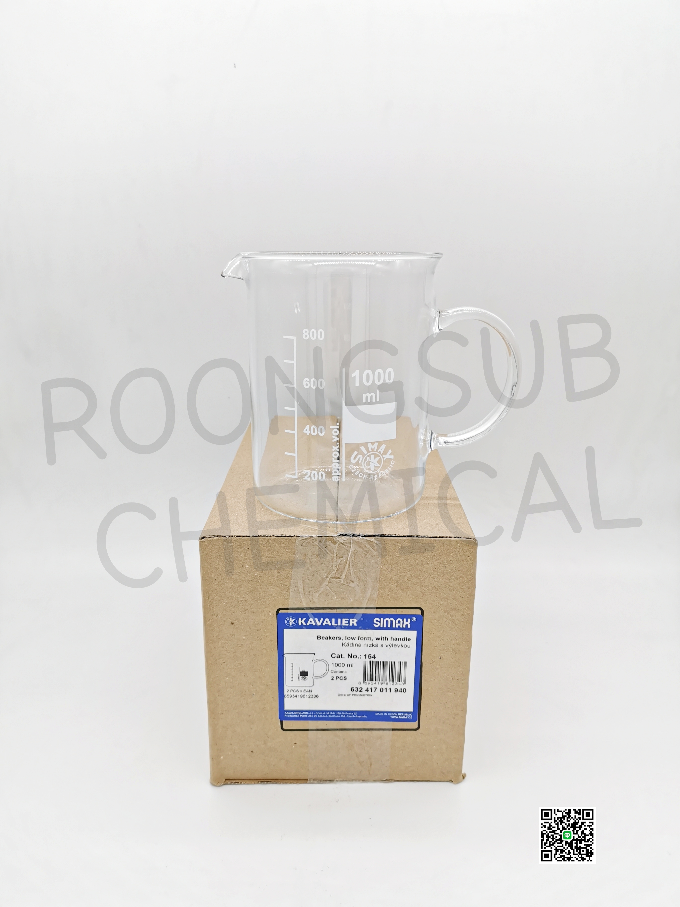 BEAKER WITH HANDLE SIMAX
