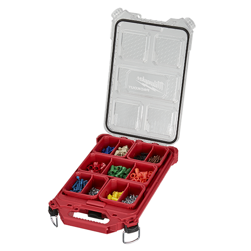 กล่องจัดแยกของกล่องใส่เครื่องมือแบบกระทัดรัด Milwaukee PACKOUT™ Organizer 48-22-8436