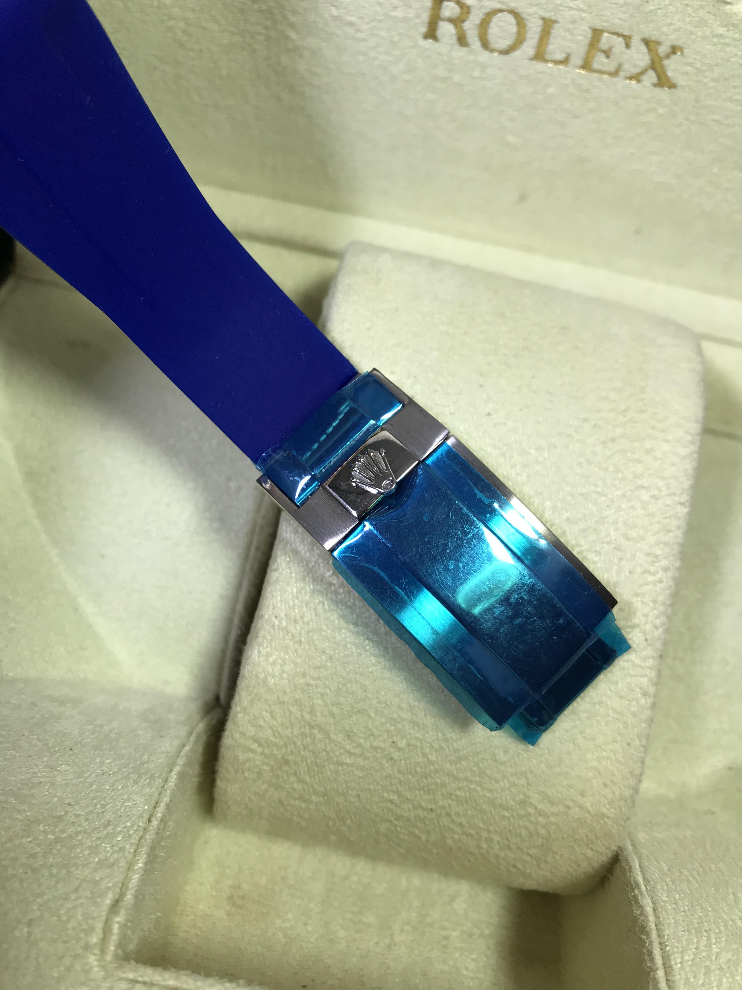 Rolex Submariner Blue Rubber Strap (5A)