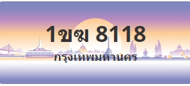 ป้ายประมูล ขฆ 8118