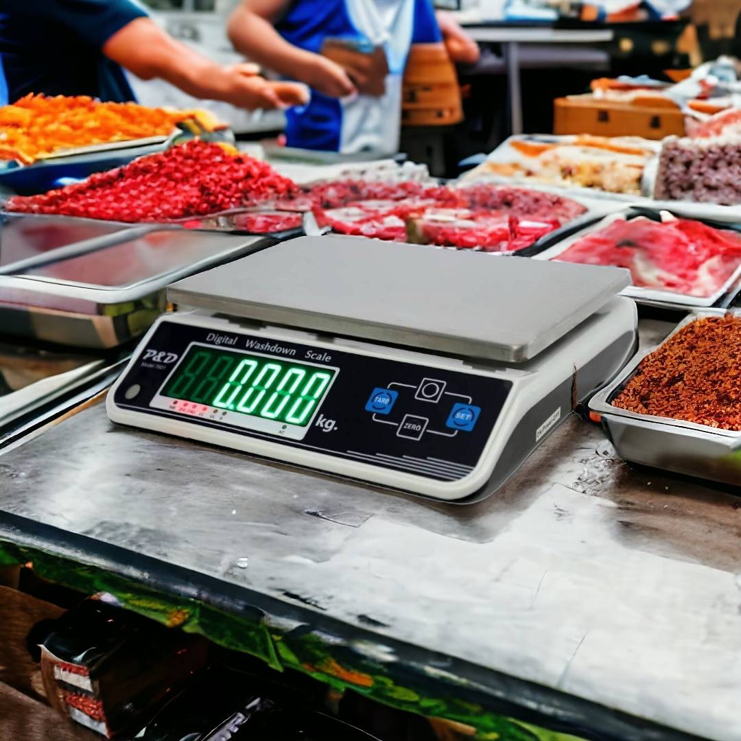 เครื่องชั่งดิจิตอลกันน้ำ 15 kg. ค่าละเอียด 1 g.