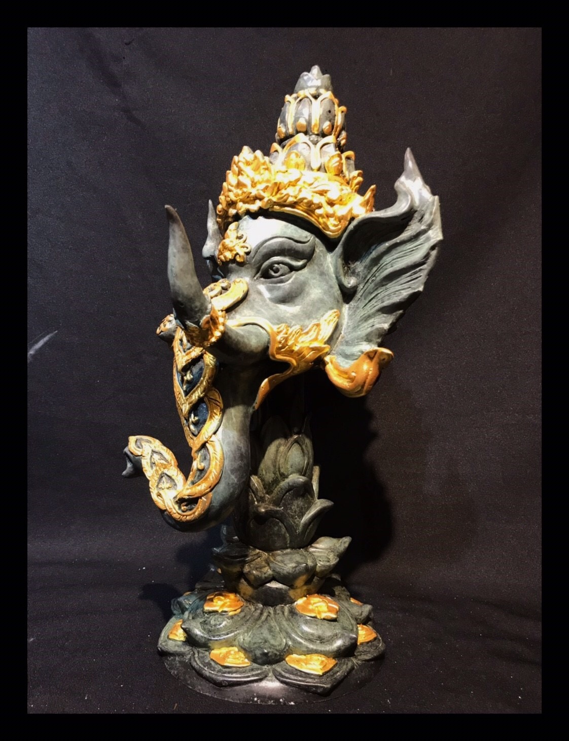 เศียรพระพิฆเนศ รุ่นมหาศิวะคเณศ (ด้านหลังพระพักตร์พระศิวะ)