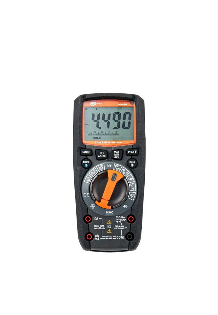 Sonel CMM-30 ดิจิตอลมัลติมิเตอร์สำหรับอุตสาหกรรมระดับ IP67 (Industrial Multimeter)