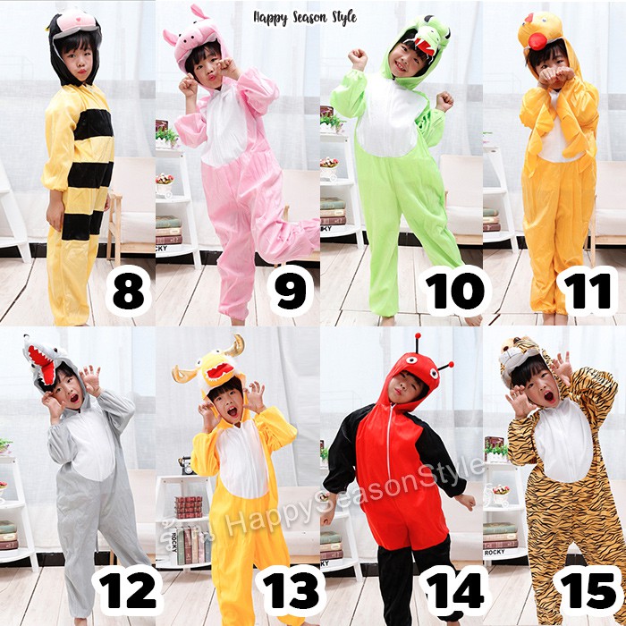 ชุดแฟนซีสัตว์ ชุดสัตว์ติดกัน ชุดเด็ก ส่วนสูง 90-170 ซม.