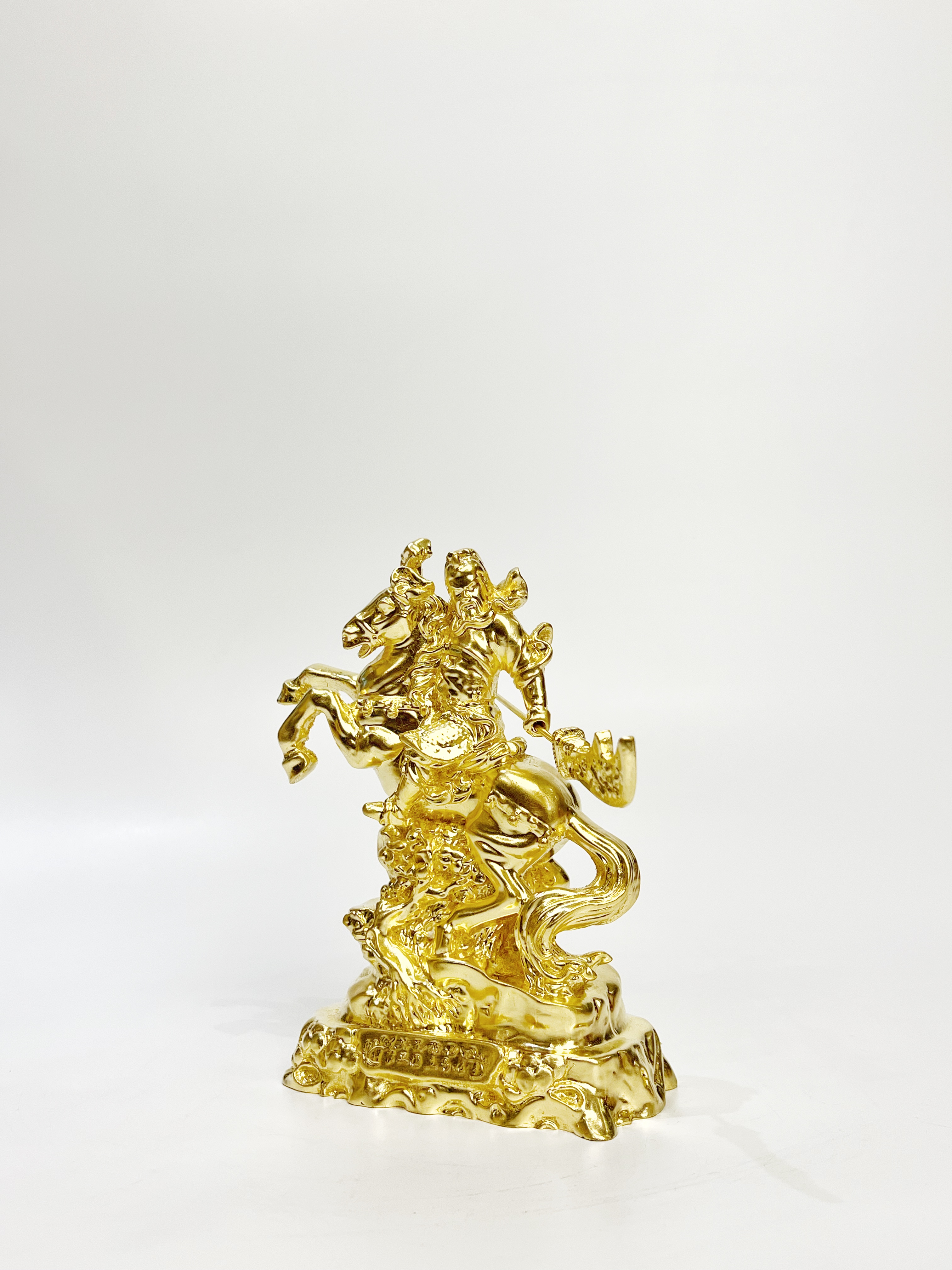 เทพเจ้ากวนอู ทรงม้า สูง 7 นิ้ว