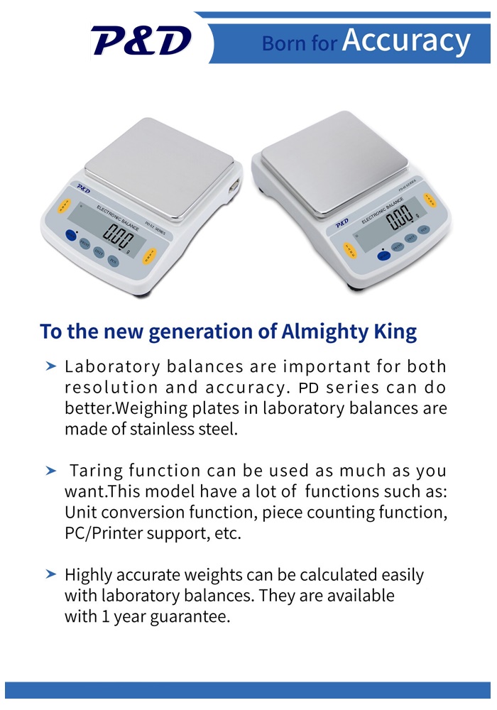 เครื่องชั่งละเอียด 5200 g. ค่าละเอียด 0.01 g.