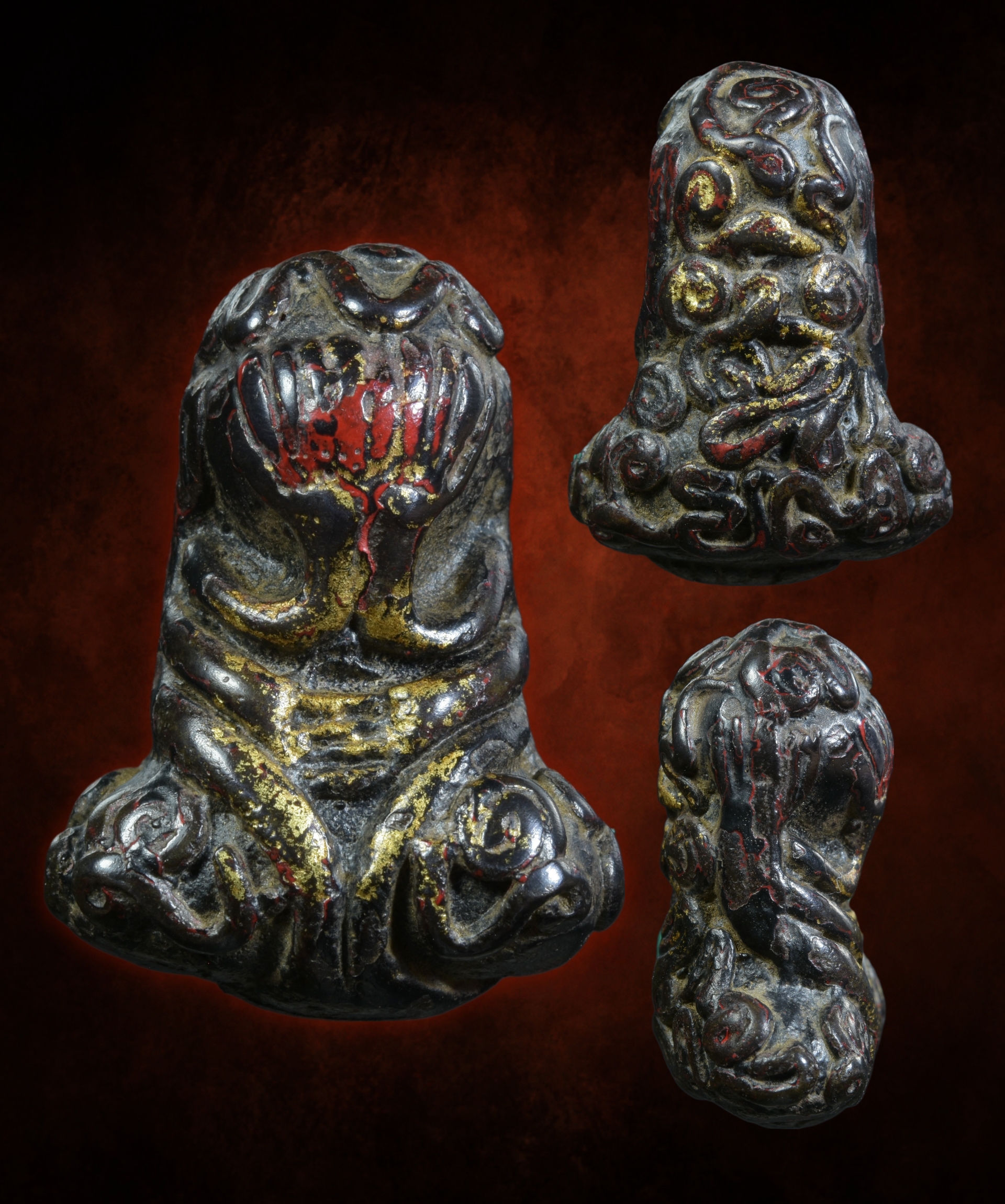 พระปิดตา หลวงปู่เอี่ยม เนื้อสำริด