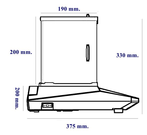 เครื่องชั่งละเอียด 220 g. ค่าละเอียด 0.0001 g.