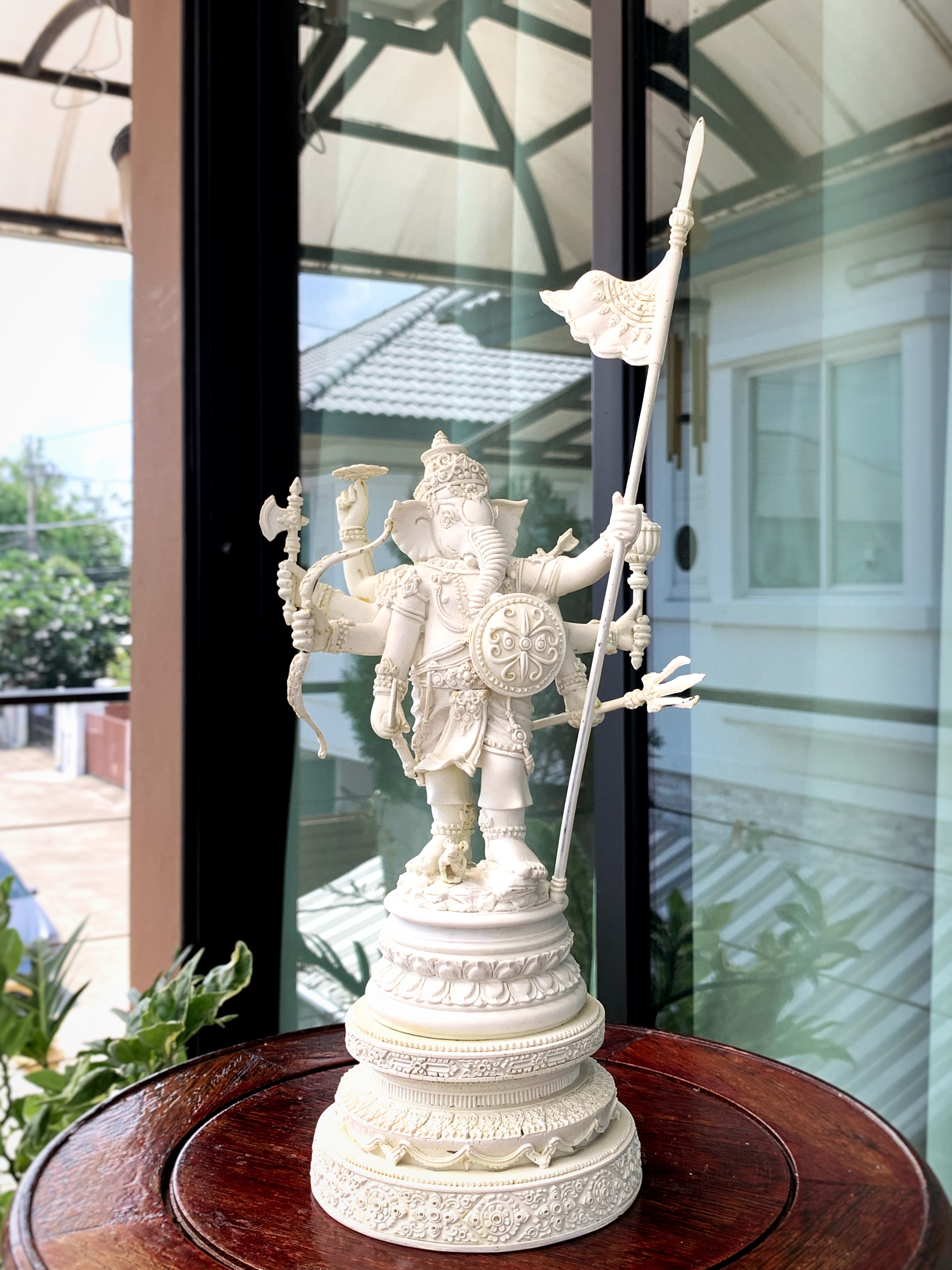 พระพิฆเนศ ปางออกศึก (พระวีระคณปติ) หน้าตัก 3 นิ้ว