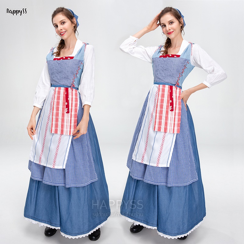 ชุดบาวาเรียน ชุดเมด ชุดประจำชาติ ชุดสาวรับใช้ 🏍️💨💨💨 ส่งไวจากไทย