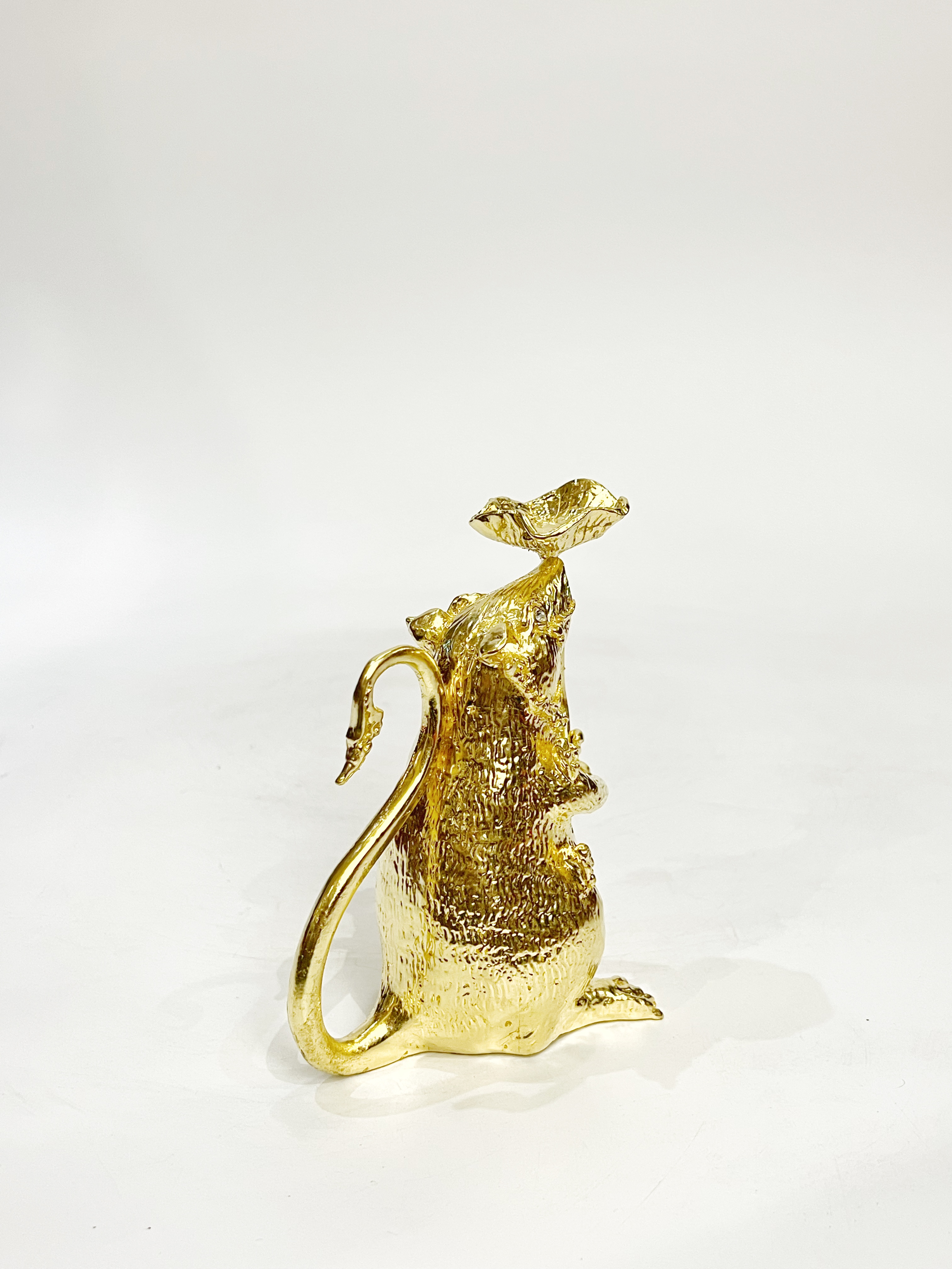 หนูมุสิกะ (ถือใบบัว วางกำยาน)