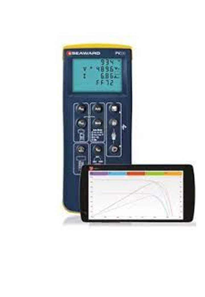 SEAWARD PV210 เครื่องทดสอบระบบโซลาร์เซลล์ที่มีฟังก์ชั่นวิเคราะห์ประสิทธิภาพแบบเส้นโค้งกระแสและแรงดันไฟฟ้าหรือ IV-CURVE Tracer ตามมาตรฐาน IEC 61829 ที่ระดับ 1000V@15A รองรับมาตรฐานการติดตั้งทางไฟฟ้าระบบการผลิตไฟฟ้าจากพลังงานแสงอาทิตย์