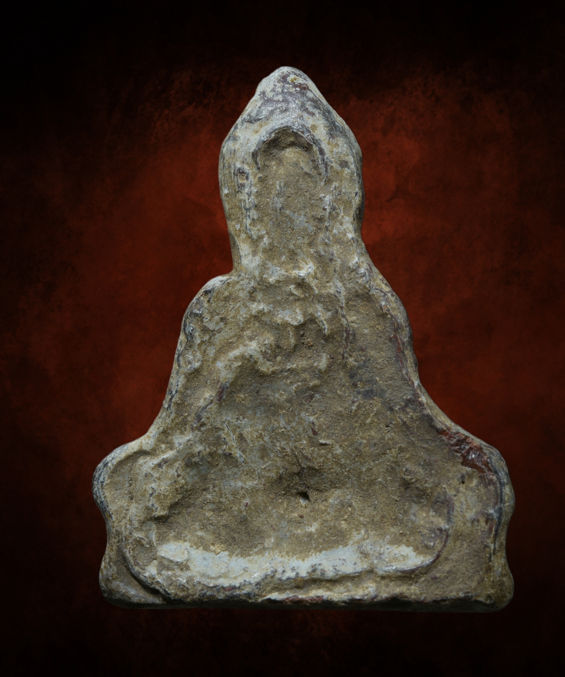 พระท่ากระดาน เนื้อชินตะกั่วสนิมแดง