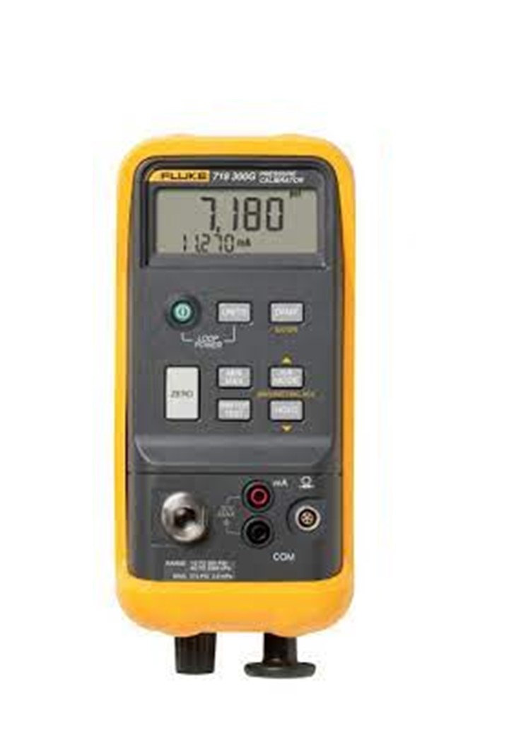 FLUKE 718-30G เครื่องสอบเทียบเครื่องวัดความดันโลหิต ย่านทดสอบค่าความดันโลหิต -620 ถึง +1550 mmHg (-12 ถึง +30 PSI)