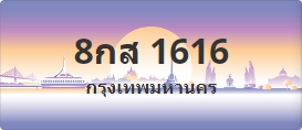 ป้ายประมูล 8กส 1616
