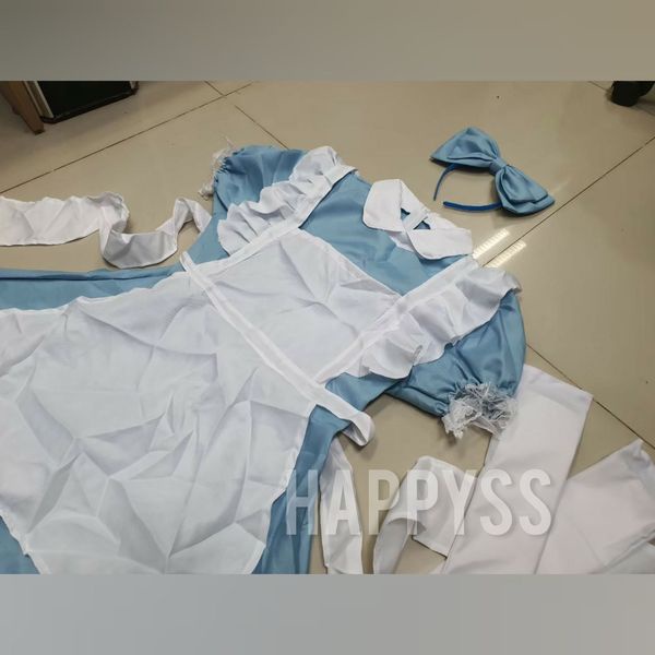 ชุดเมด อลิซ ชุดเมดสีฟ้า อลิสอินวันเดอร์แลนด์ ผู้ใหญ่ - เด็ก รุ่นประหยัด 🏍️💨ส่งไวจาก กทม.