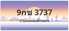 ป้ายประมูล 9กช 3737