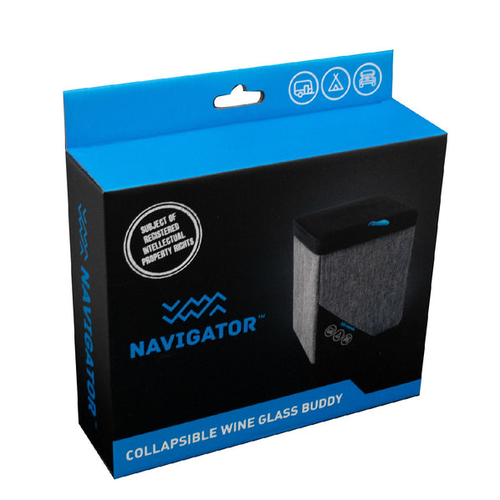 Navigator Collapsible Wine Glass Buddy กระเป๋าแก้วไวน์ 4 ช่อง