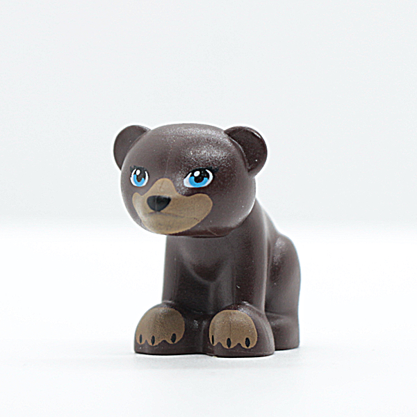 Bear, Friends / Elves, Cub, Sitting with Black Nose