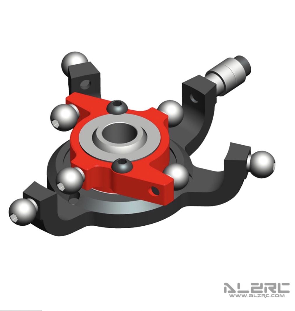 DX380-08 # Devil X380 CCPM Metal Swashplate