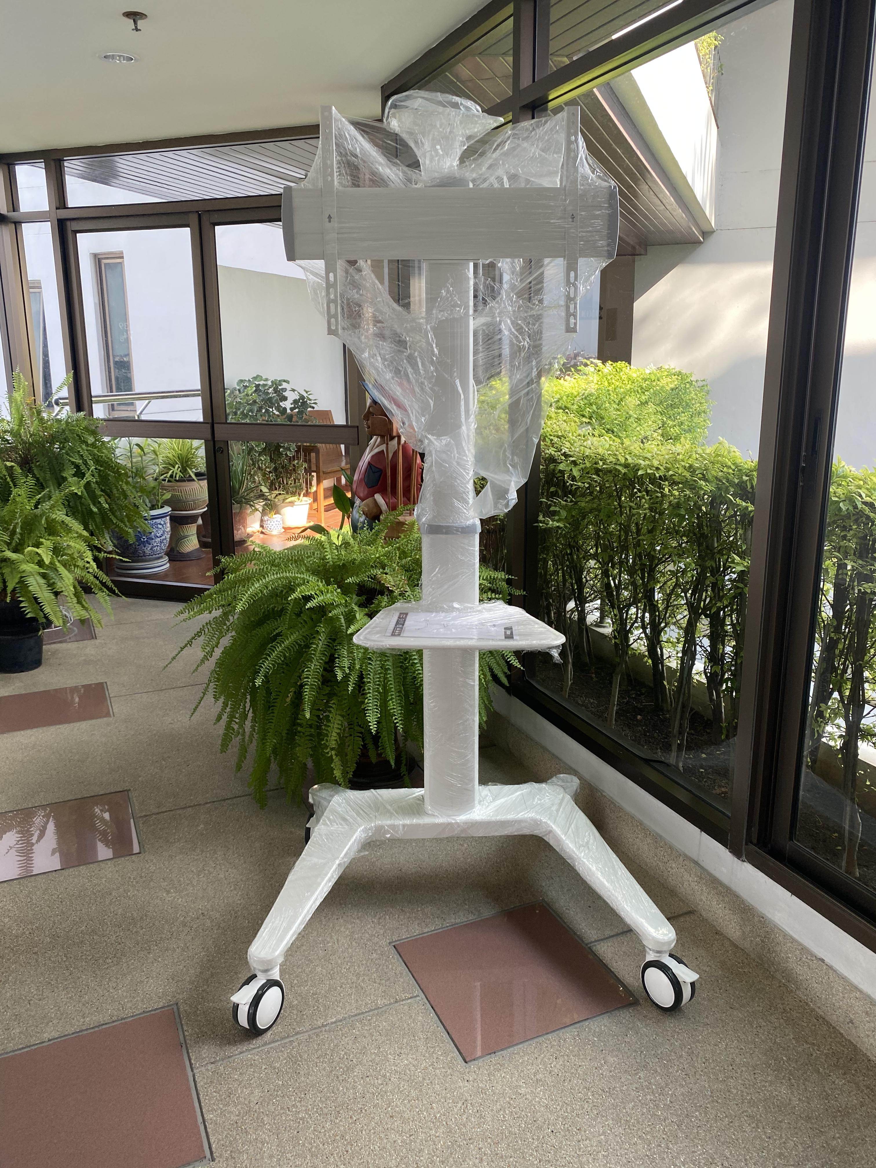 JMTVSTAND MT-F9200ขาตั้งพื้นทีวีมีล้อเลื่อน วัสดุอลูมิเนียม {สีขาว} รูปทรงสวยงาม ทันสมัย รองรับทีวีขนาด 37"-75"นิ้ว{รับประกัน 3ปี0964746498 }