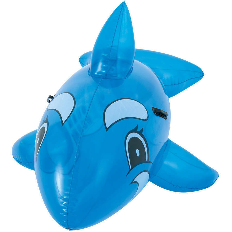แพยางปลาโลมา Inflatable whale pool float