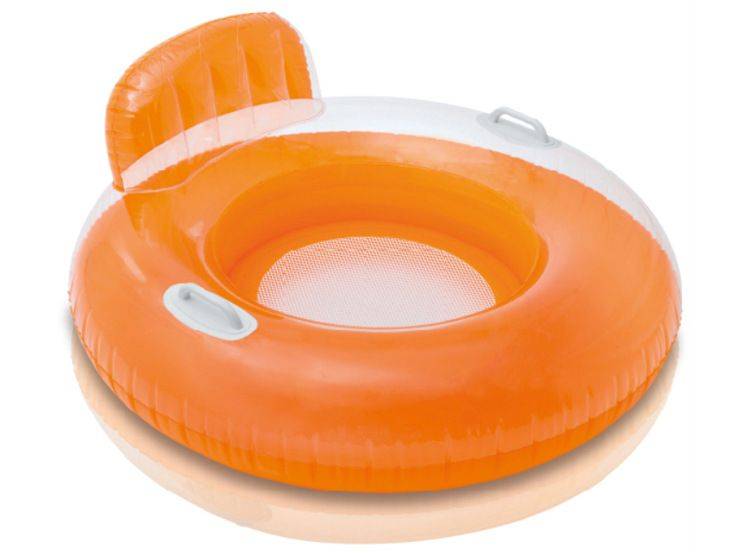 แพยางโซฟากลม ที่นั่งตาข่าย สีสันสดใส Inflatable Sofa Pool Float (Net Seat)