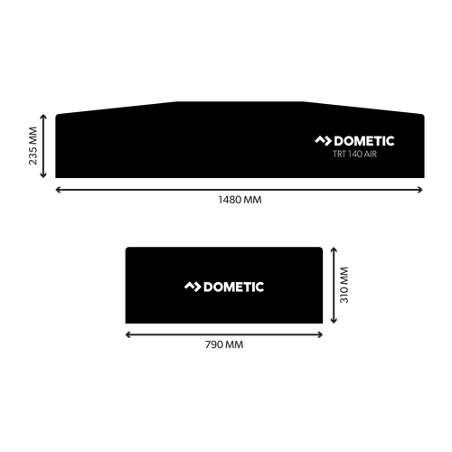 Dometic TRT 140 AIR เต็นท์หลังคาแบบเติมลม