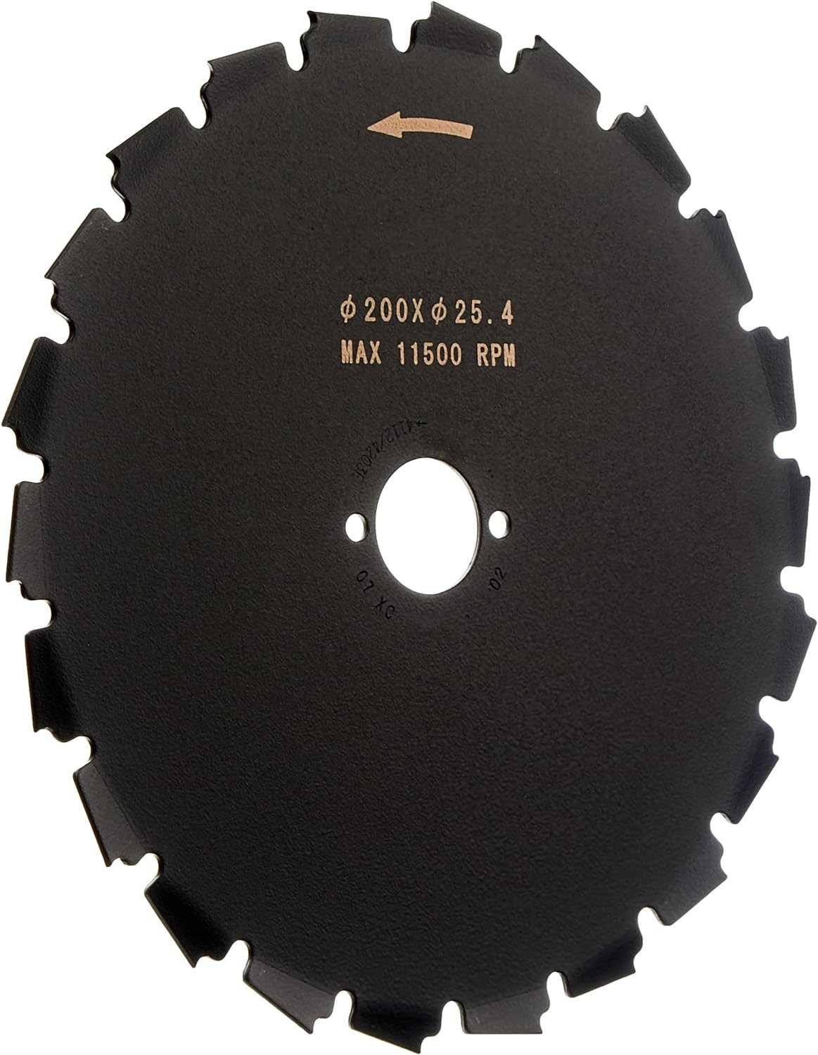 ใบเลื่อยวงเดือนตัดไม้ ตัดหญ้า ลับคมได้ 10 นิ้ว 26 ฟัน รูเพลา 25.4 มิล ใส่ได้กับเครื่องตัดหญ้าทุกรุ่น