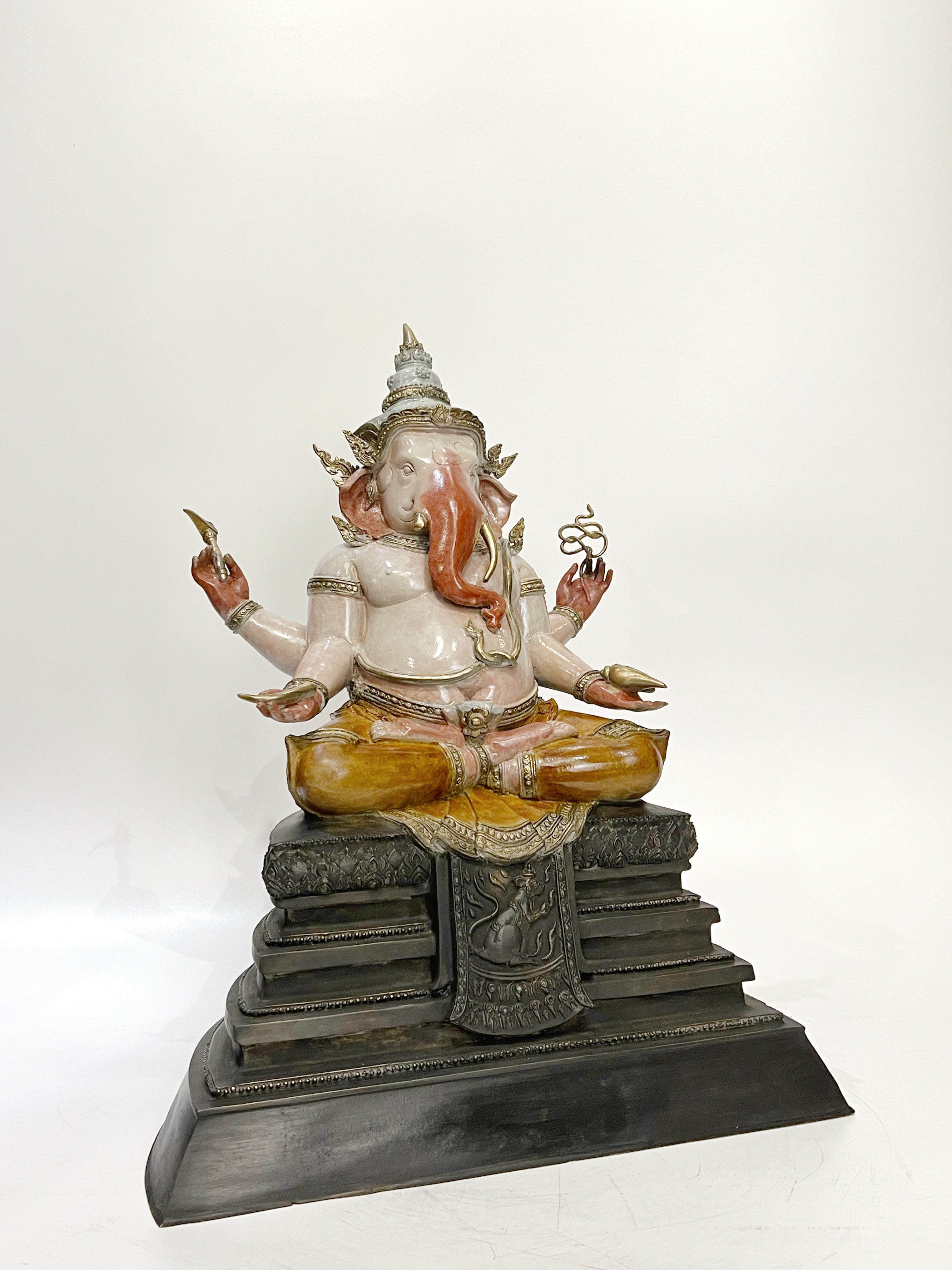 พระพิฆเนศ หน้าตัก 9 นิ้ว (เททองนำฤกษ์)