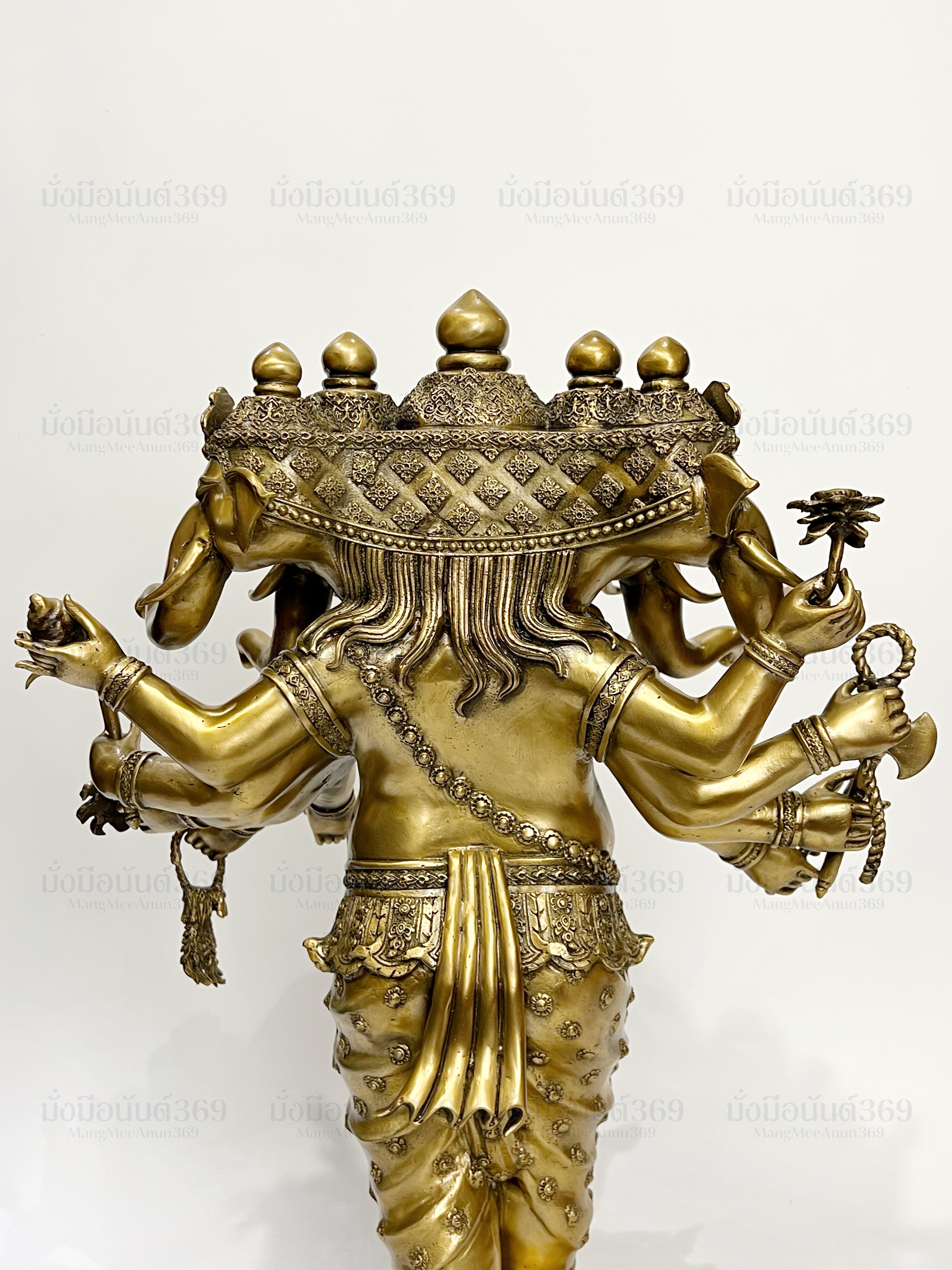 พระพิฆเนศ ปางห้าเศียร (ปัญจมุขคณปติ) หน้าตัก 9 นิ้ว *ห้ามนำภาพไปใช้ทุกกรณี