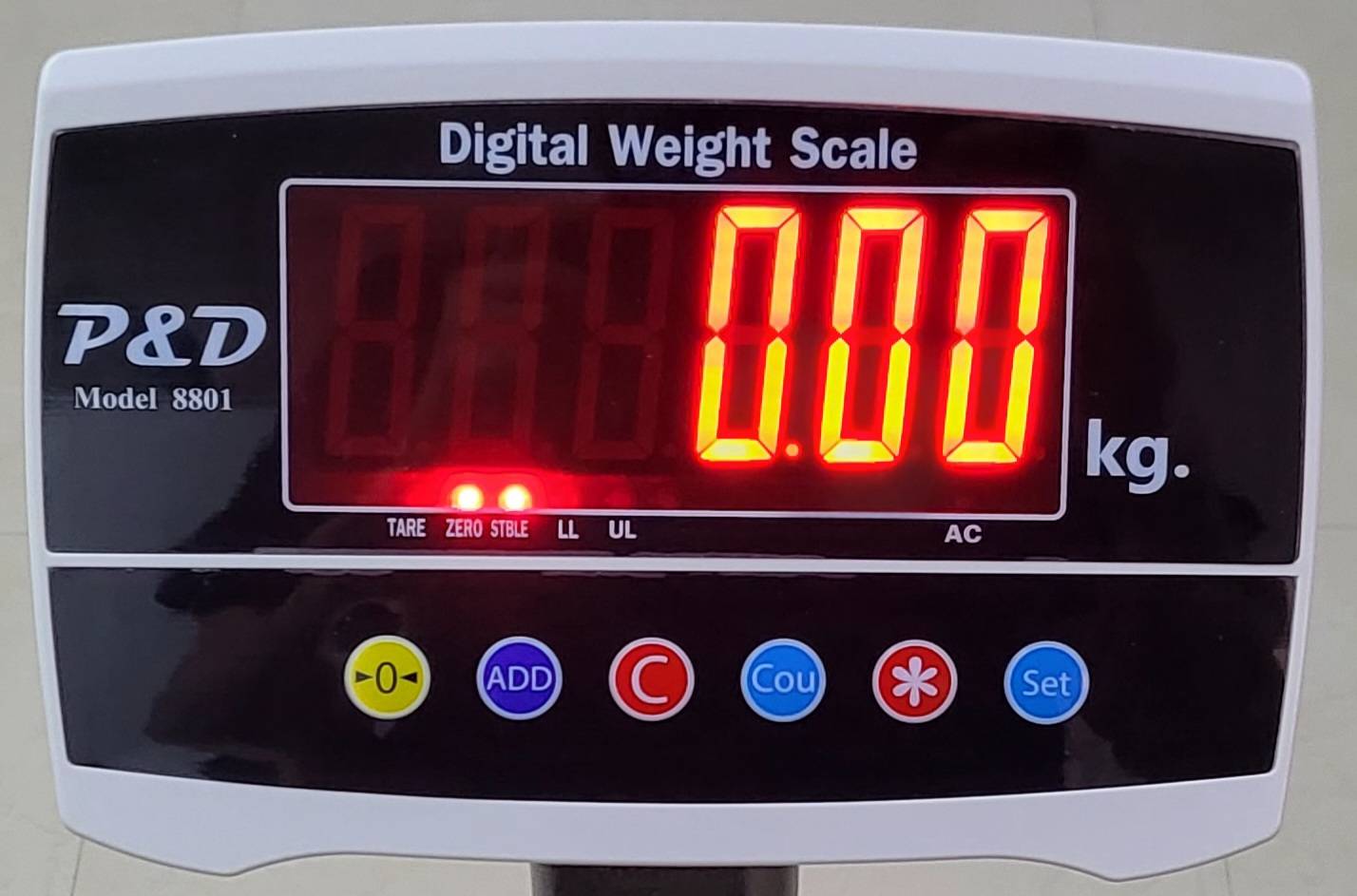 จอแสดงผลเครื่องชั่งดิจิตอล รุ่น 8801