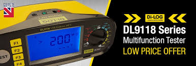 Di-LOG รุ่น DL9118 เครื่องตรวจสอบรับรองความปลอดภัยระบบไฟฟ้าและบริภัณฑ์ไฟฟ้าอาคารและโรงงานอุตสาหกรรม