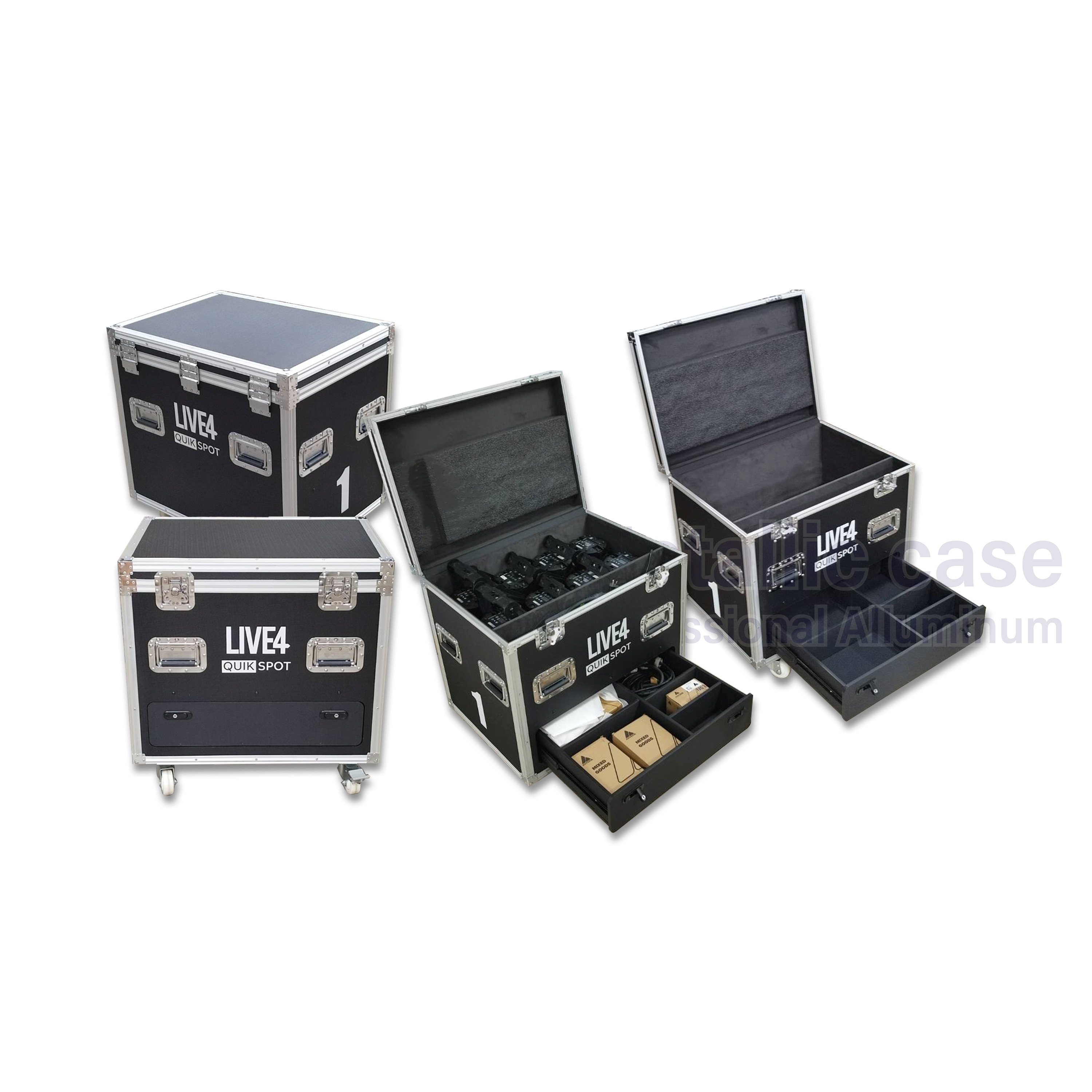 metalliccase 9777-05-6807 / QulikSpot Chargingcase Compact(73.5x52.5x63 T6C3H4K5P5)