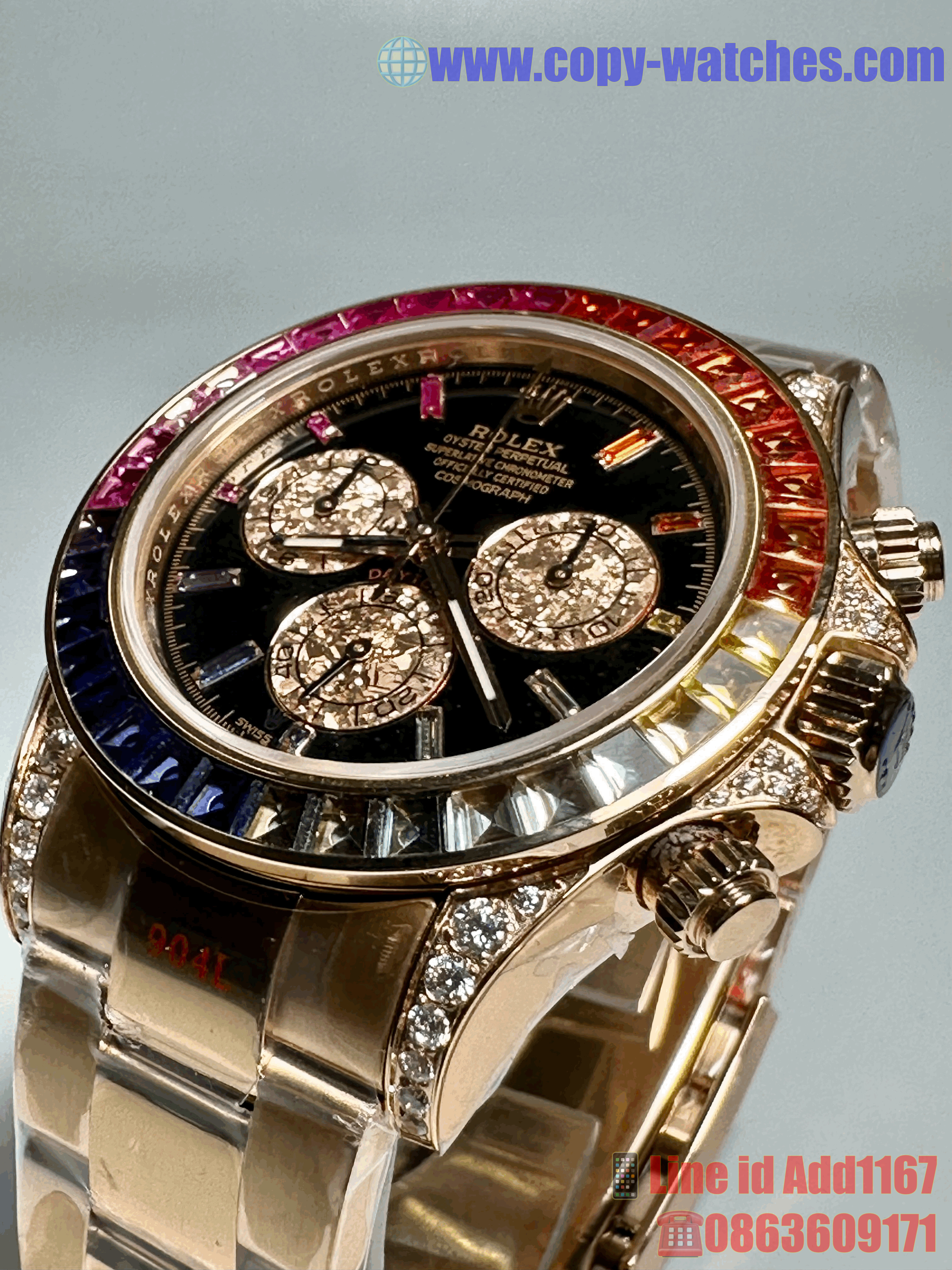 Rolex Daytona Rainbow 116595 RBOW (Swiss ZF)