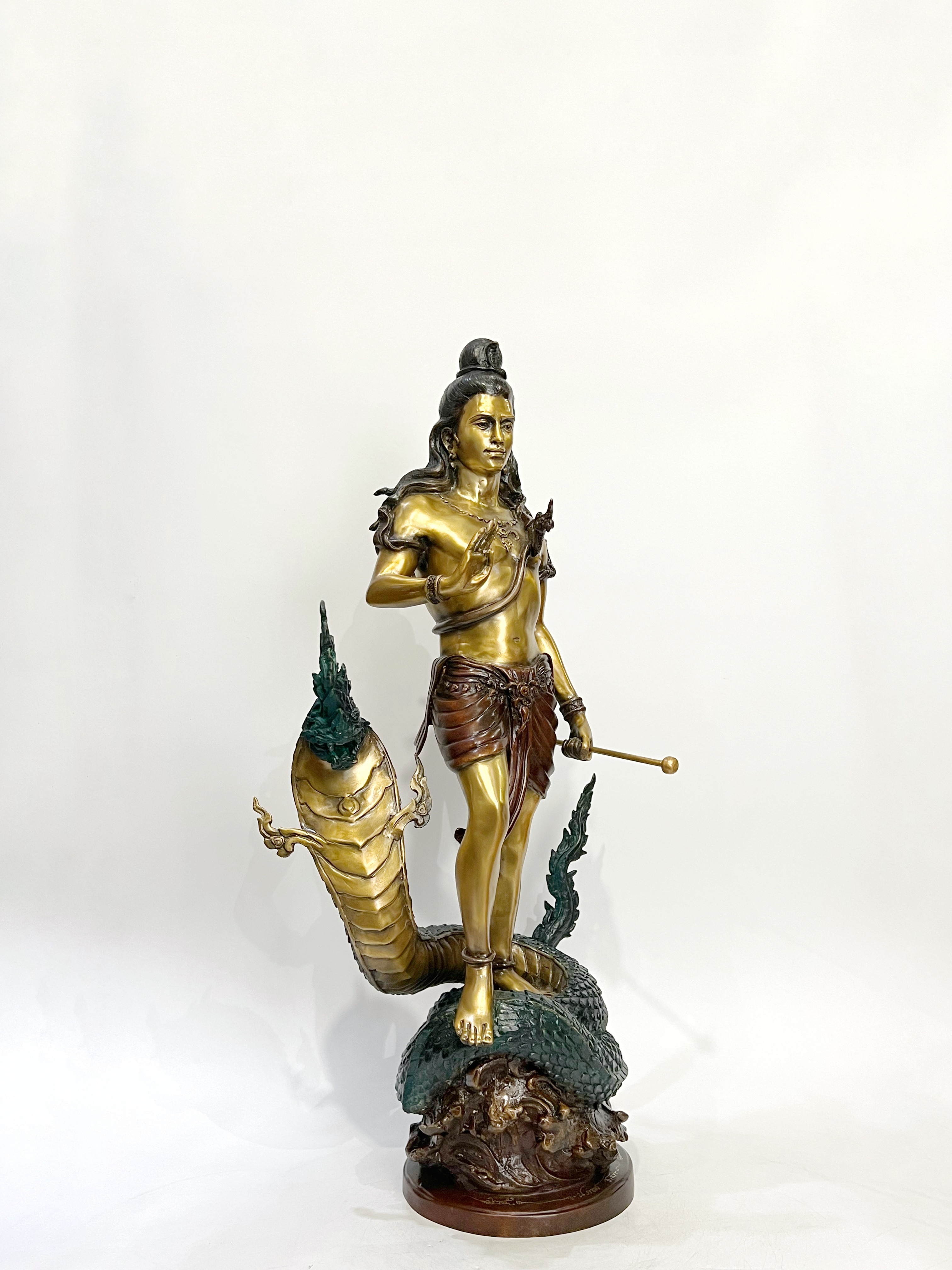 นาคาธิปดีศรีสุทโธ และ นาคีศรีปทุมมา (ขนาดสูง 79 cm)