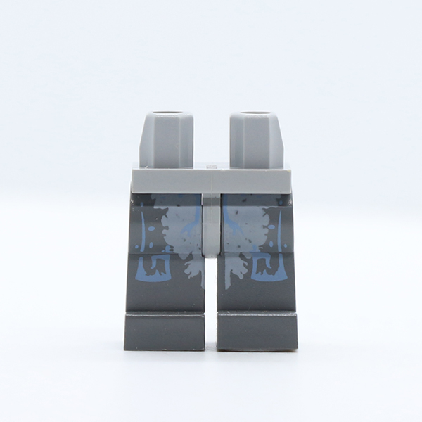 Hips and Dark Bluish Gray Legs with Atlantis Hammerhead Warrior Pattern