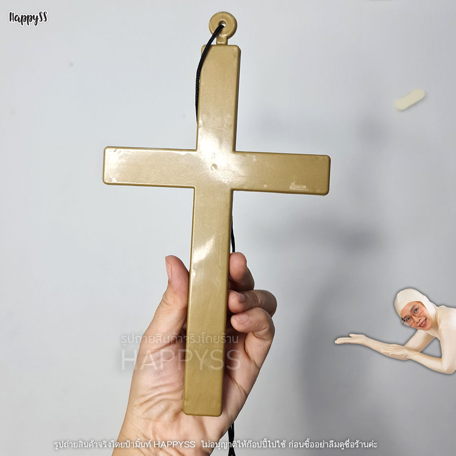 ไม้กางเขน แม่ชี บาทหลวง ฮาโลวีน แฟนซี