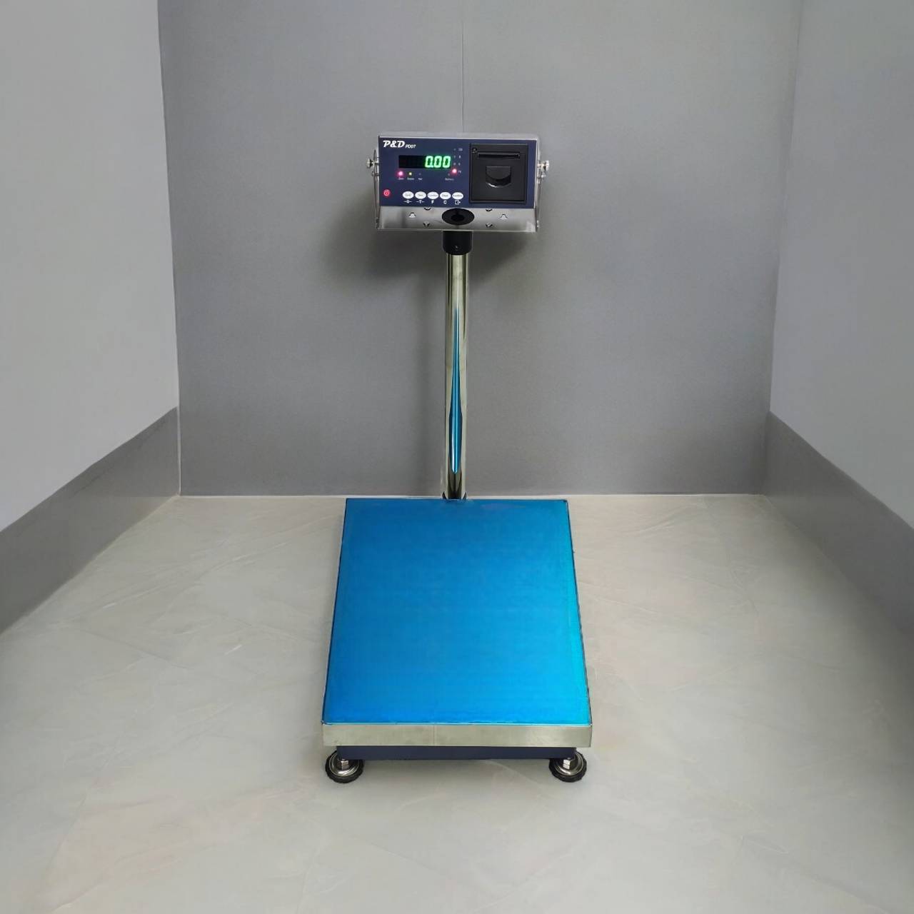 เครื่องชั่งดิจิตอล 150 kg. ค่าละเอียด 10 g. แท่นชั่ง 40x50 cm. (พิมพ์กระดาษความร้อน / สติกเกอร์)
