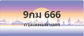 ป้ายประมูล 9กม 666