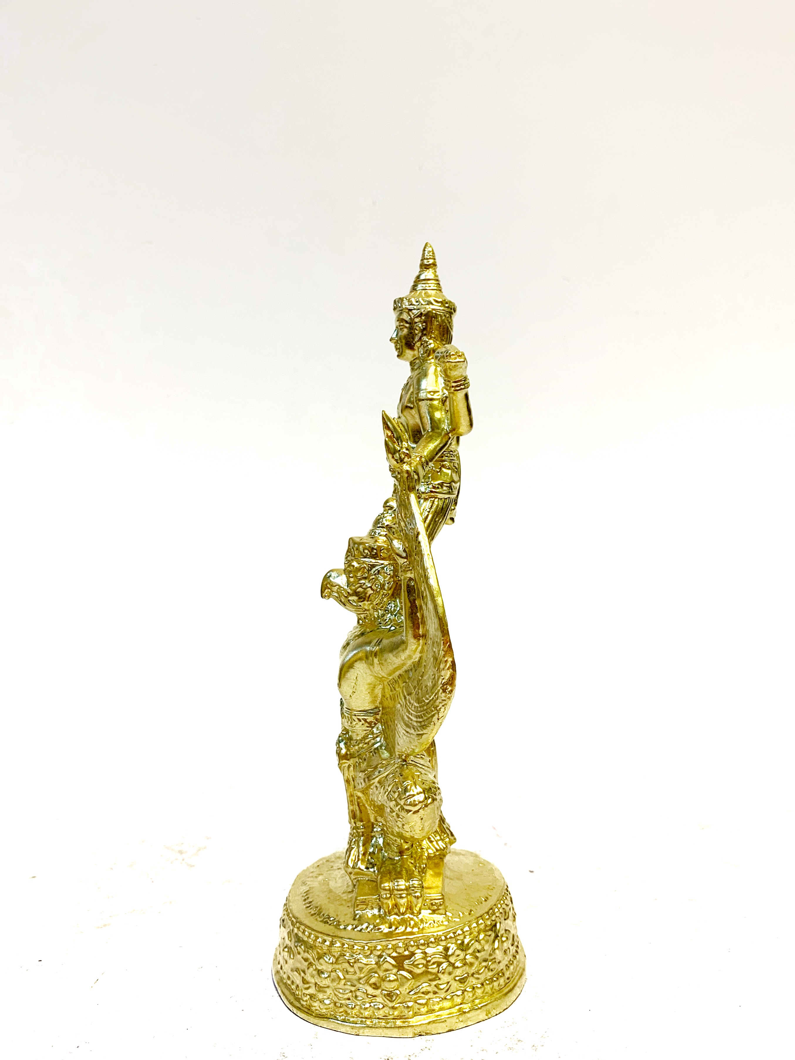 พระนารายณ์ทรงครุฑ สูง 9 นิ้ว พร้อมตู้กระจก