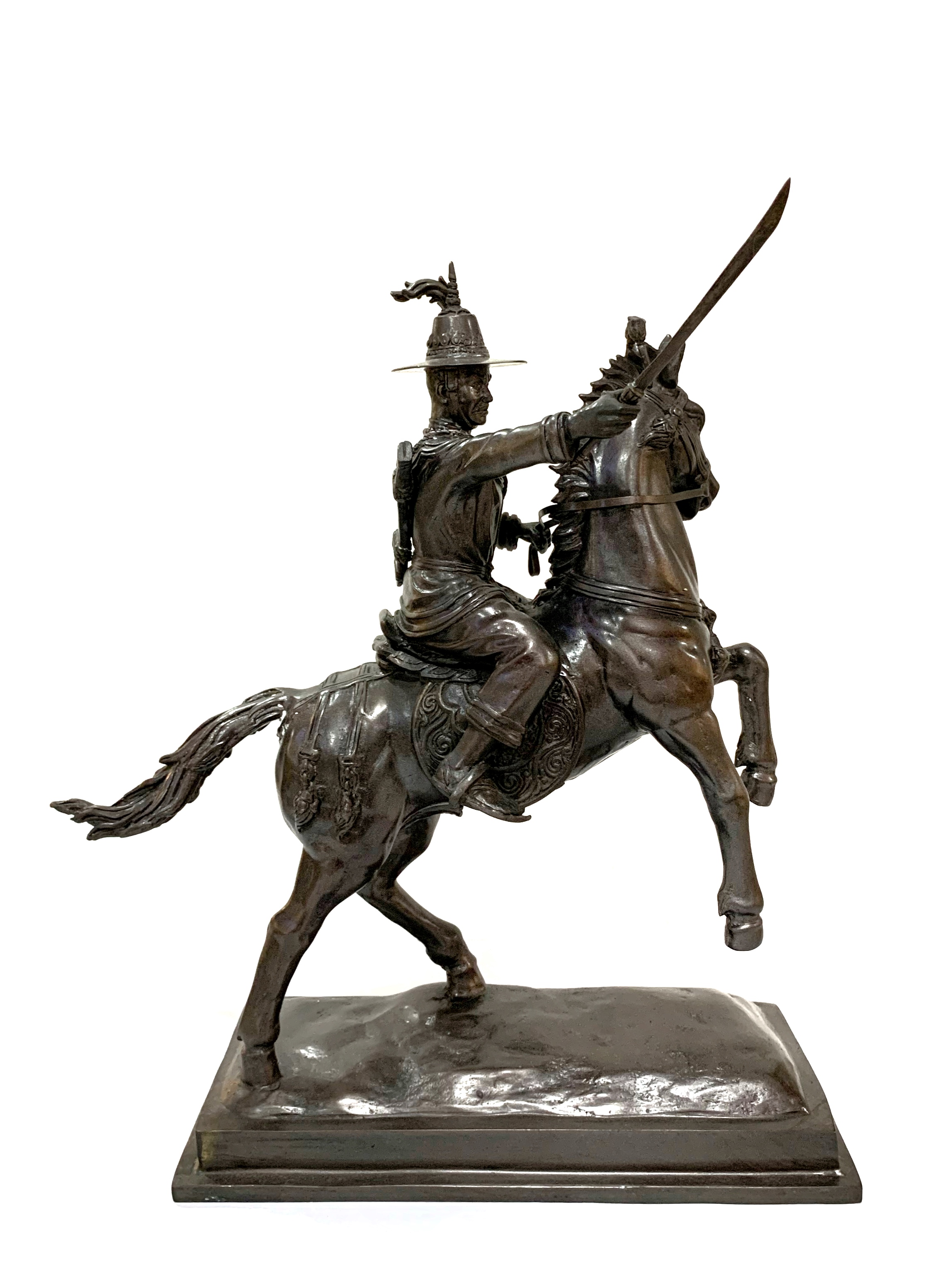 พระเจ้าตากสินมหาราช ทรงม้า หน้าตัก 5 นิ้ว